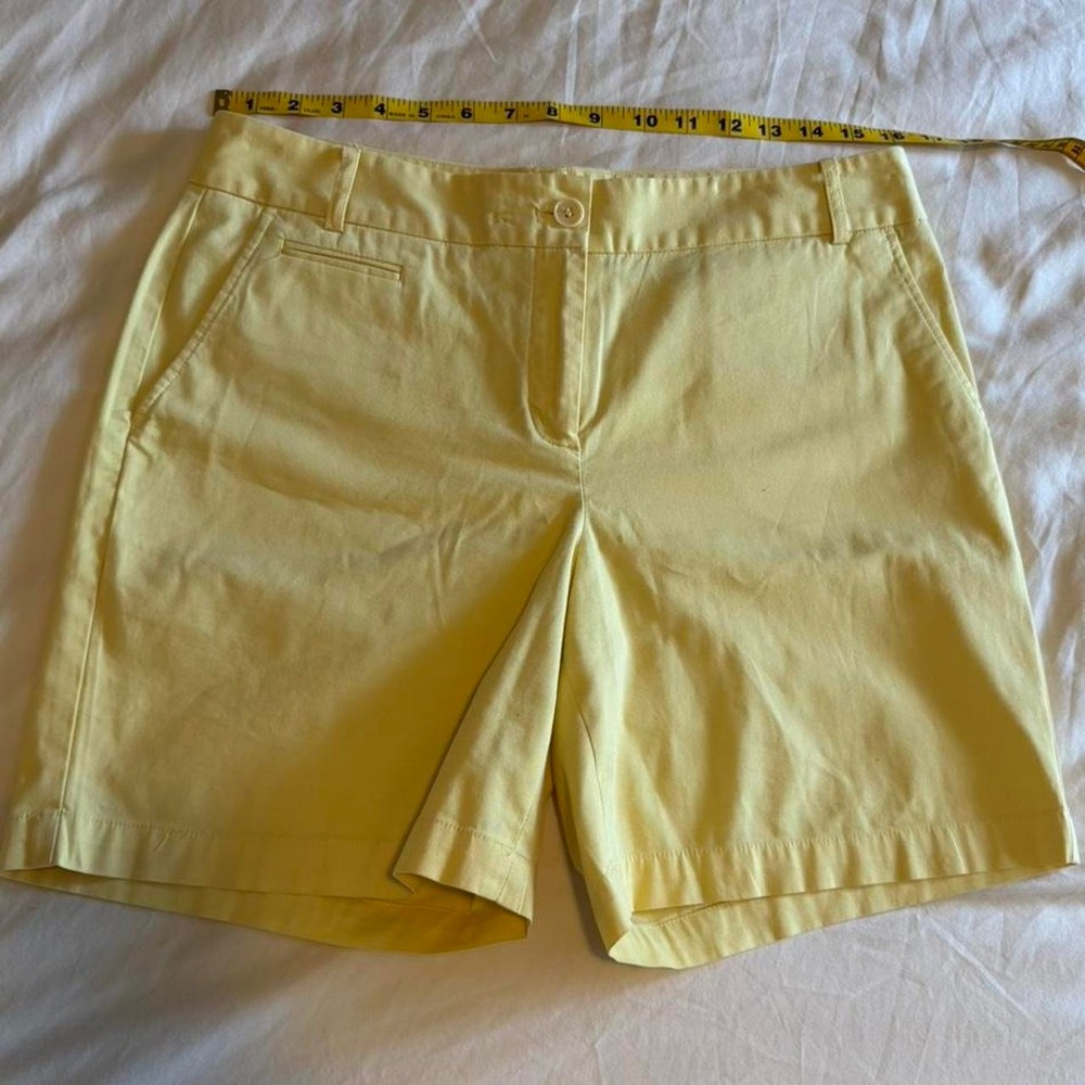Talbots yellow shorts